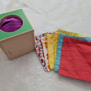 Colorful Kids Play Scarves Set